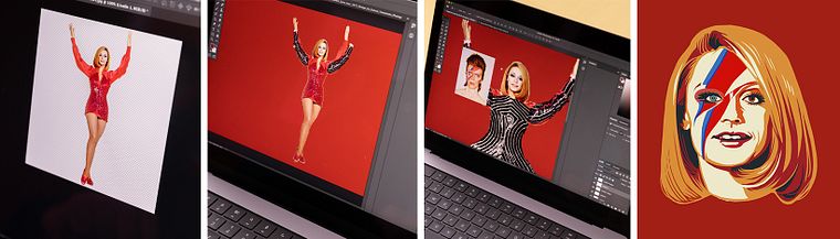 Recherche de références pour la création de portraits