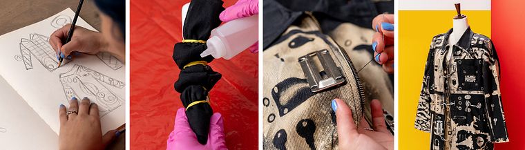 Design têxtil: upcycling de roupa com técnicas experimentais