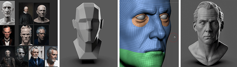 Portrait 3D réaliste avec ZBrush et KeyShot