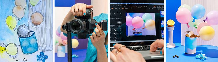 Photography and Set Design for Creative Visual Worlds