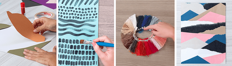 Textile-Print Creation with Collage