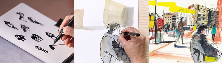 Sketching urbano: dibuja tu ciudad en movimiento