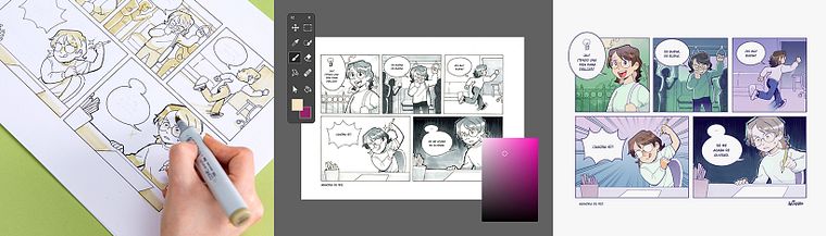 Criação de quadrinhos com estilo mangá do zero