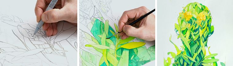 Ilustración con tinta: desarrolla tu lenguaje visual