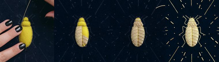 Goldwork Embroidery for Beginners: Capture the Natural World
