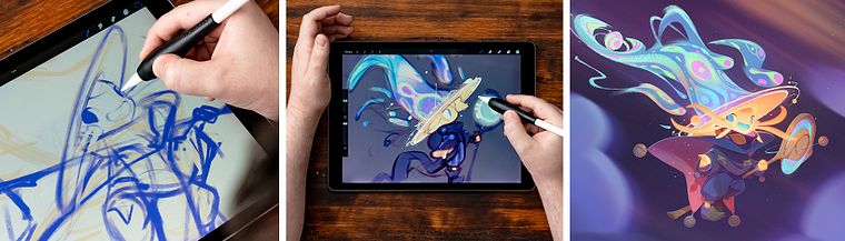 Fantasy-Charakterdesign mit Procreate