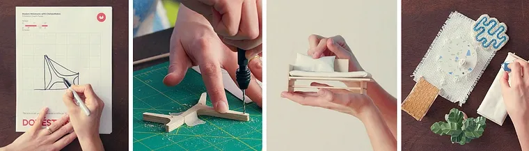 Miniatur-Möbel für DIY-Puppenhäuser