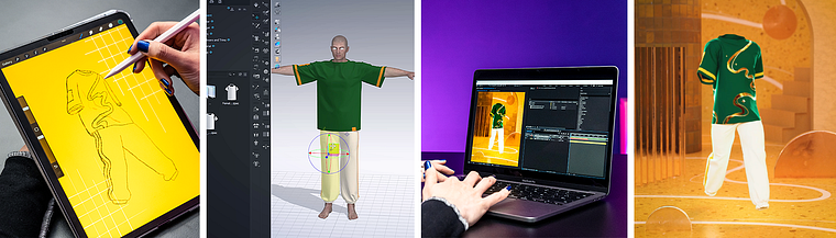 Design de moda streetwear digital com CLO 3D e Cinema 4D