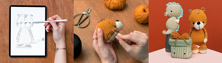 Amigurumi: design e crochê de animais divertidos