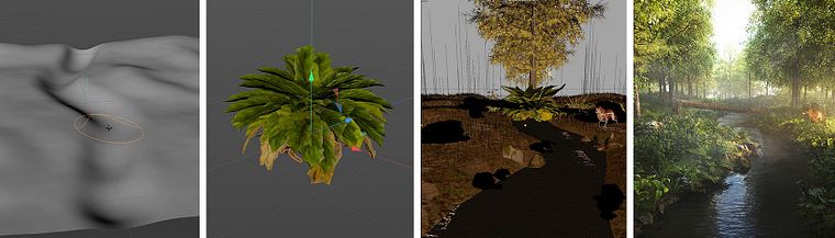 Scene naturali realistiche con Cinema 4D e OctaneRender