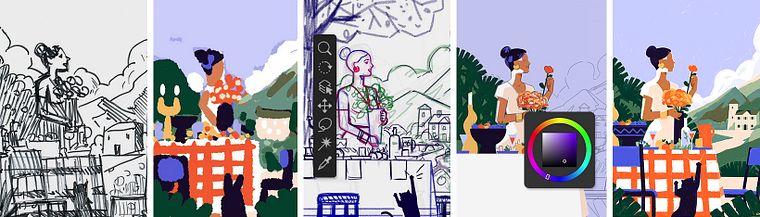 Narrative Illustration mit Clip Studio Paint