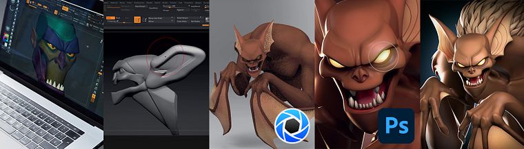 Designing and Modeling Comic Book Characters with ZBrush