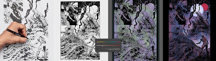 Imaginary Worldbuilding for Comic Book Drawing