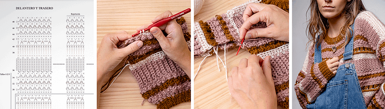 Prendas a crochet llenas de color y textura