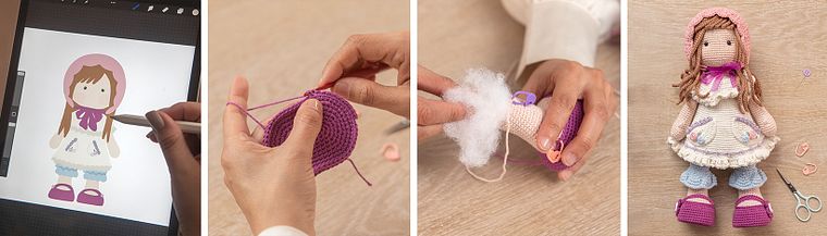 Amigurumi: crie bonecas com estilo romântico