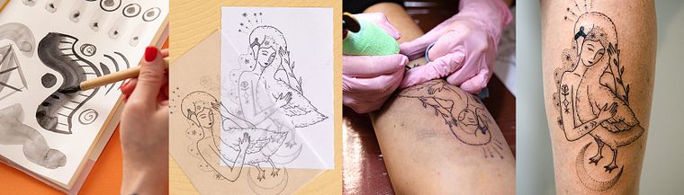 Fine Line Tattoo Design: Symbolism and Magic