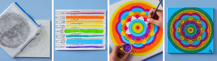 Zentangle e mandala: disegna motivi armonici