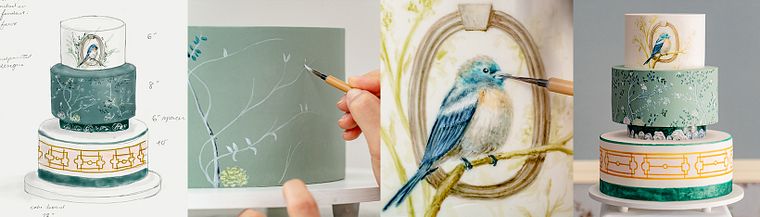 Art comestible : techniques de cake painting
