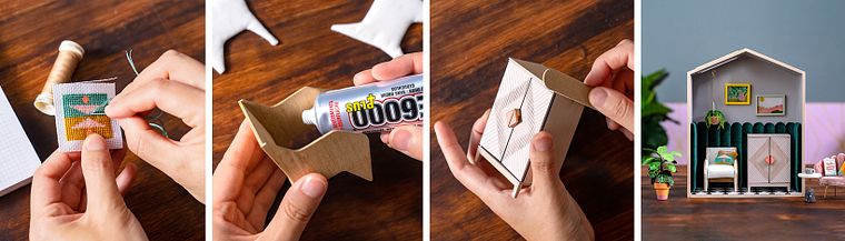 DIY Miniaturhäuser und -möbel für Anfänger