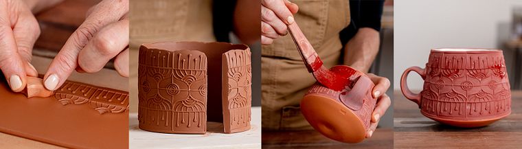 Pembuatan Stempel untuk Tembikar Bertekstur