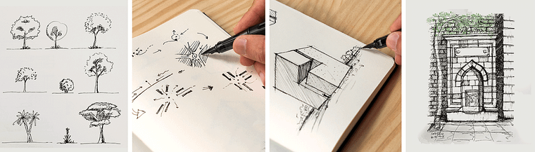 Sketching arquitetônico: pensando com papel e caneta