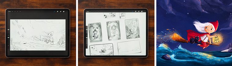 Ilustração infantil com Procreate: crie cenas mágicas