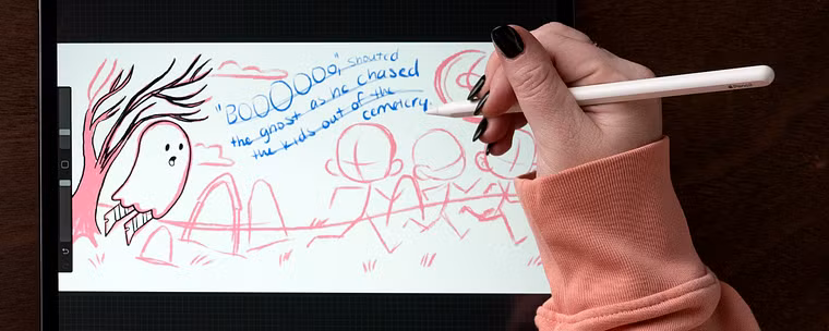 Speelse handbelettering voor kinderboeken