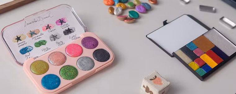 Handmade Metallic Watercolors