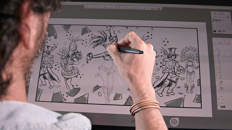 Ilustração de storyboards para cinema e publicidade