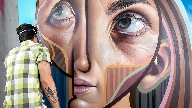 Iniciação à pintura com spray