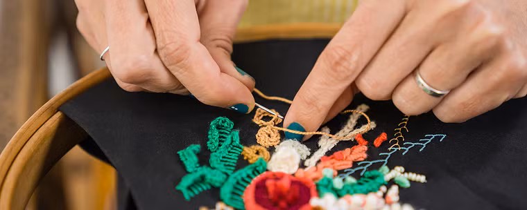 Advanced Embroidery Techniques: Stitches and Compositions with Volume