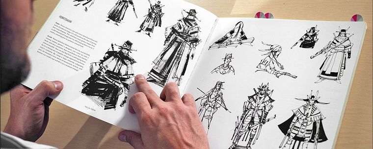 Ilustração para projetos de animação e videogames