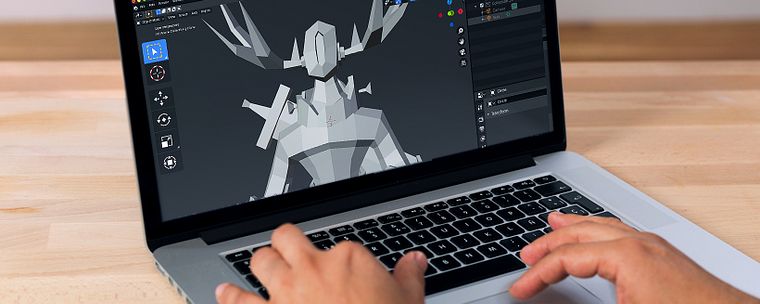 Modelagem de personagens low poly para videogames