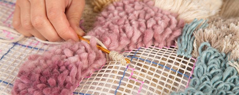 Introducción al latch hooking y locker hooking