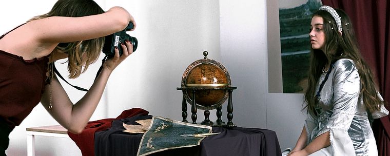 Portrait photographique pictural