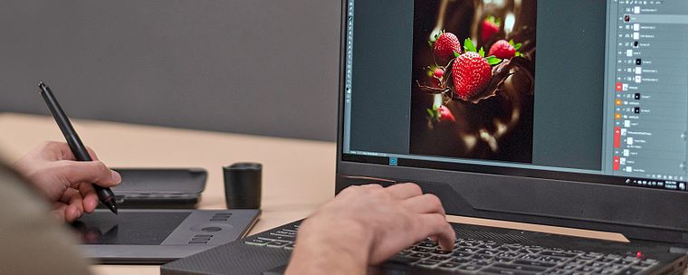 Postproduction de photographies d’aliments sur Photoshop