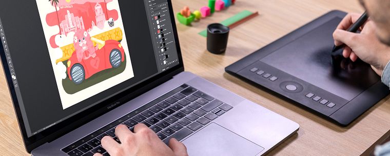 Illustrazione digitale con texture con Photoshop