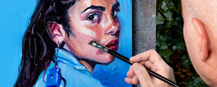 Portrait expressif à l'huile : explorez la technique alla prima
