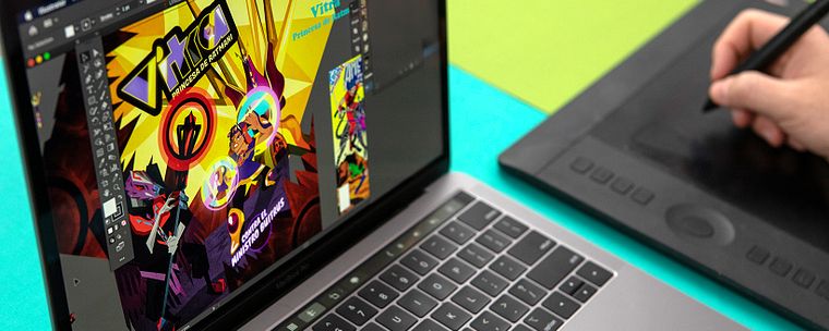 Design e ilustração de personagens rivais