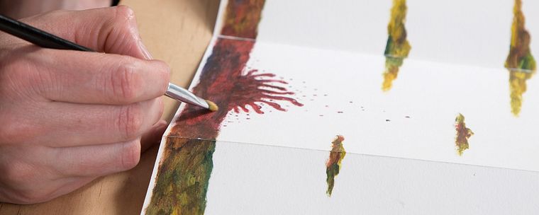 Creación de un libro plegable ilustrado