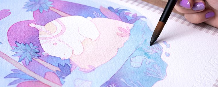 Illustration Techniques with Watercolor and Gouache