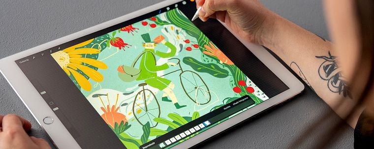Ilustração e criação de GIF no Procreate