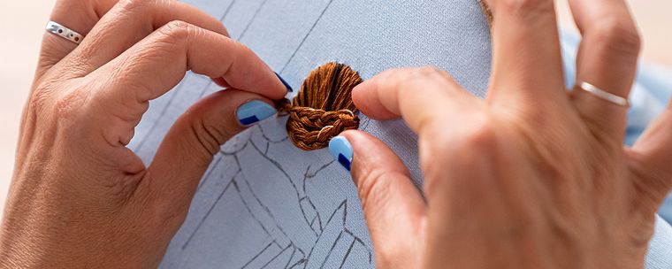 Hair Embroidery Stitching Techniques