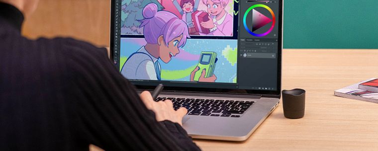 Ilustração digital com influência mangá