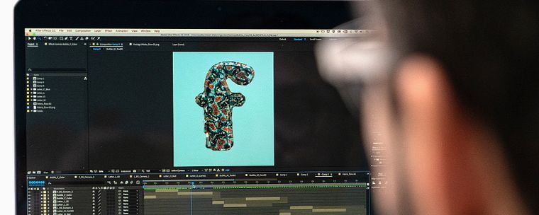 Lettering 3D animado com X-Particles