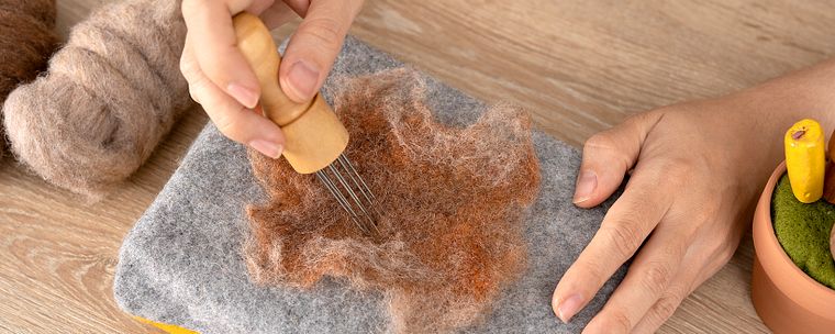 Criação de animais com needle felting
