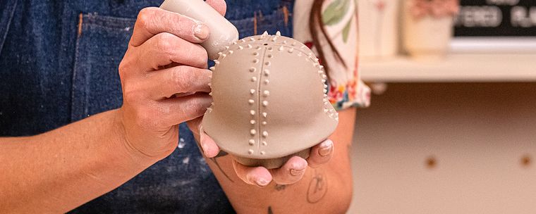 Unique Ceramic Plant Pot Creation