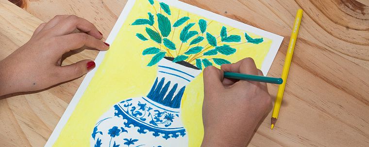 Creative Drawing with Oil Pastels