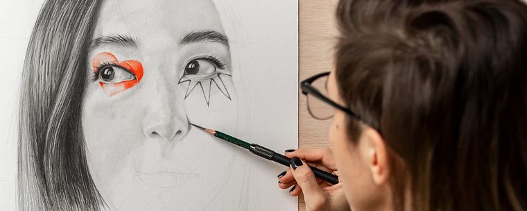 Eigentijds portretteren met grafiet