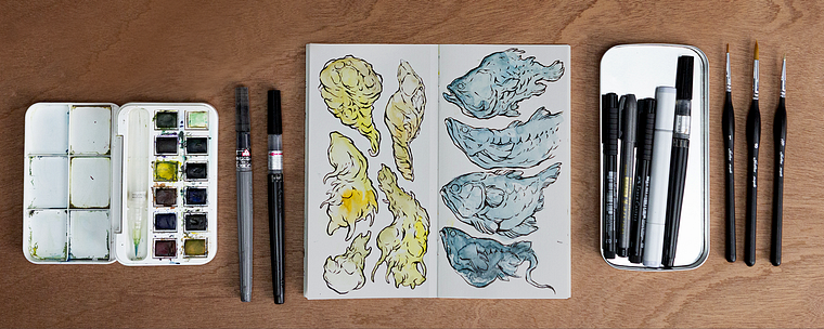 Sketching diário para inspiração criativa